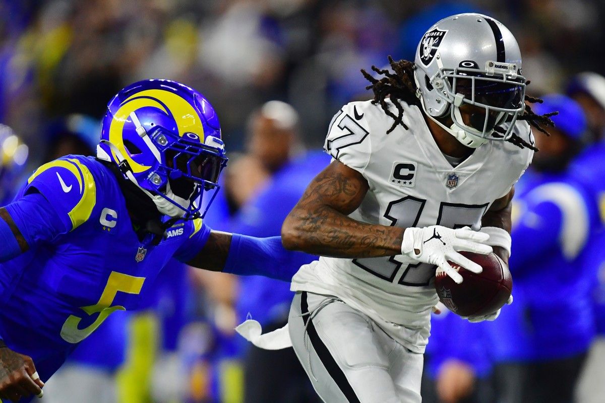 Las Vegas Raiders wide receiver Davante Adams and Miami Dolphins cornerback Jalen Ramsey will face off again.