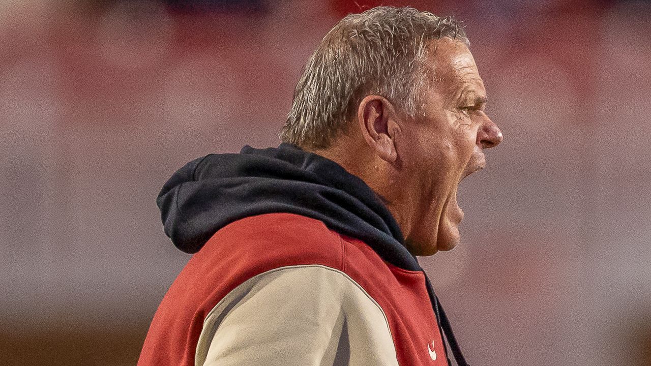 Razorbacks coach Sam Pittman against Florida International on Saturday