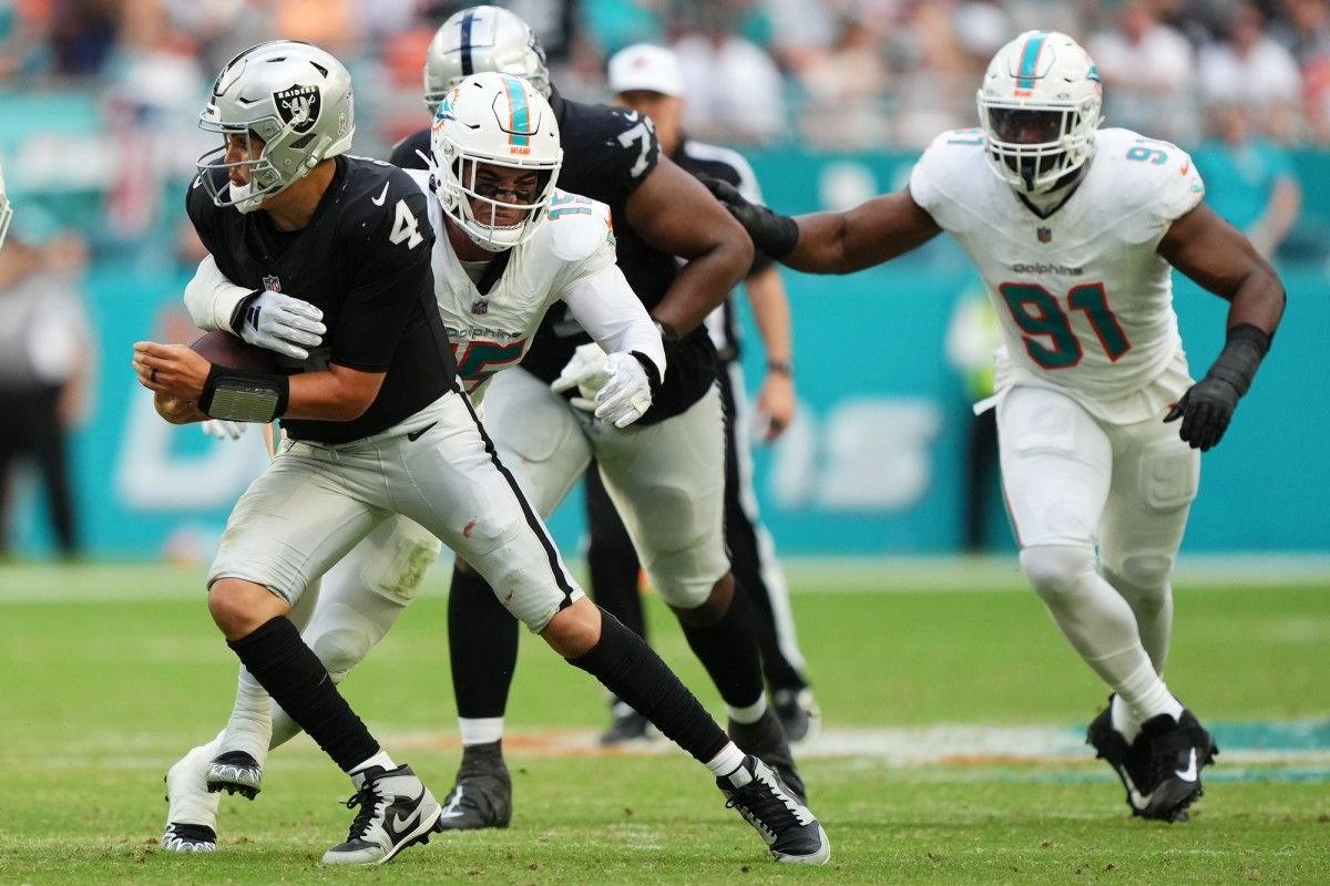 Las Vegas Raiders Interim Head Coach Antonio Pierce says the team has 24 hours to move on from a tough loss against the Miami Dolphins.
