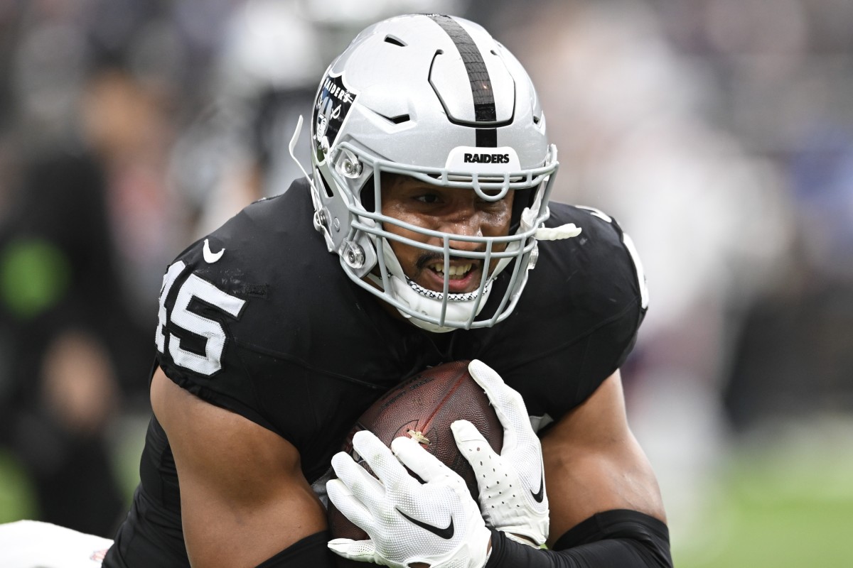 The Las Vegas Raiders signed fullback Jakob Johnson to their practice squad Tuesday.