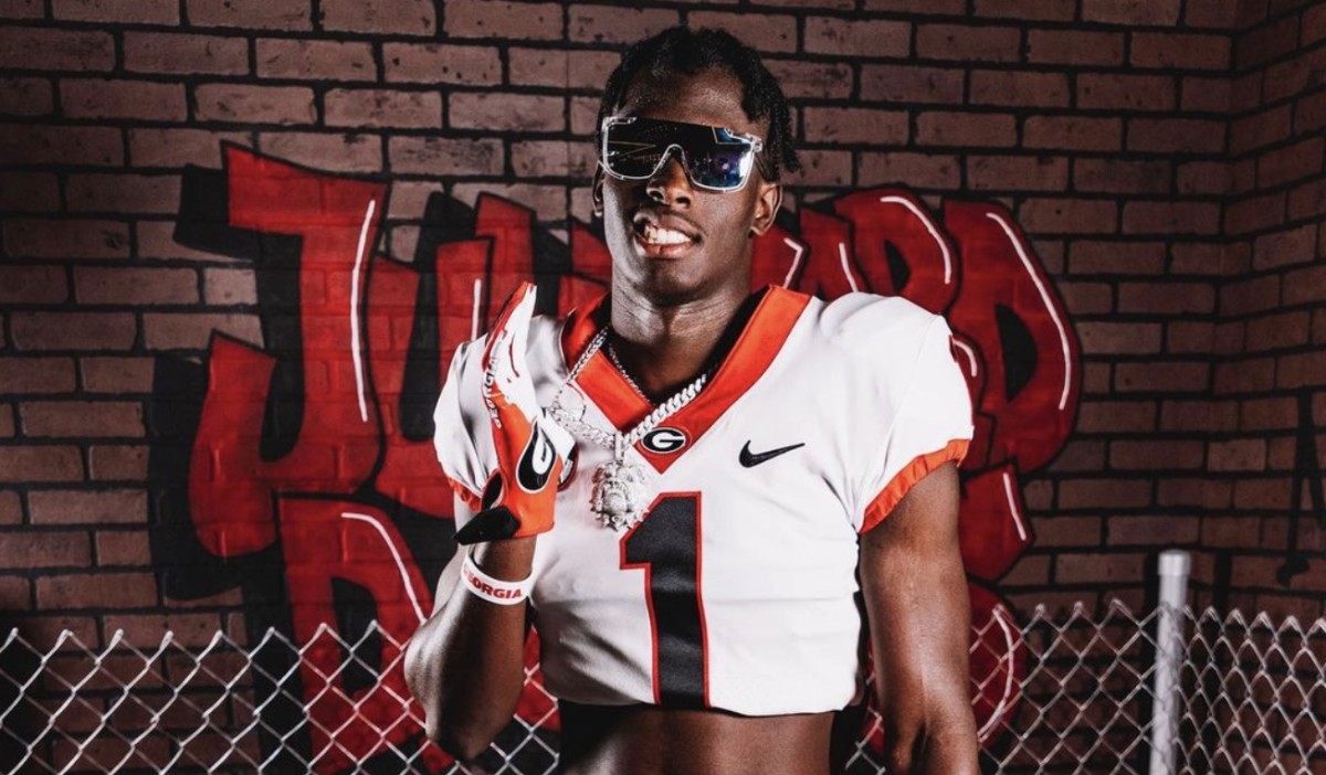 Statebroro High School CB Kamrin Mikell on his visit to the Unviersity of Georgia. 