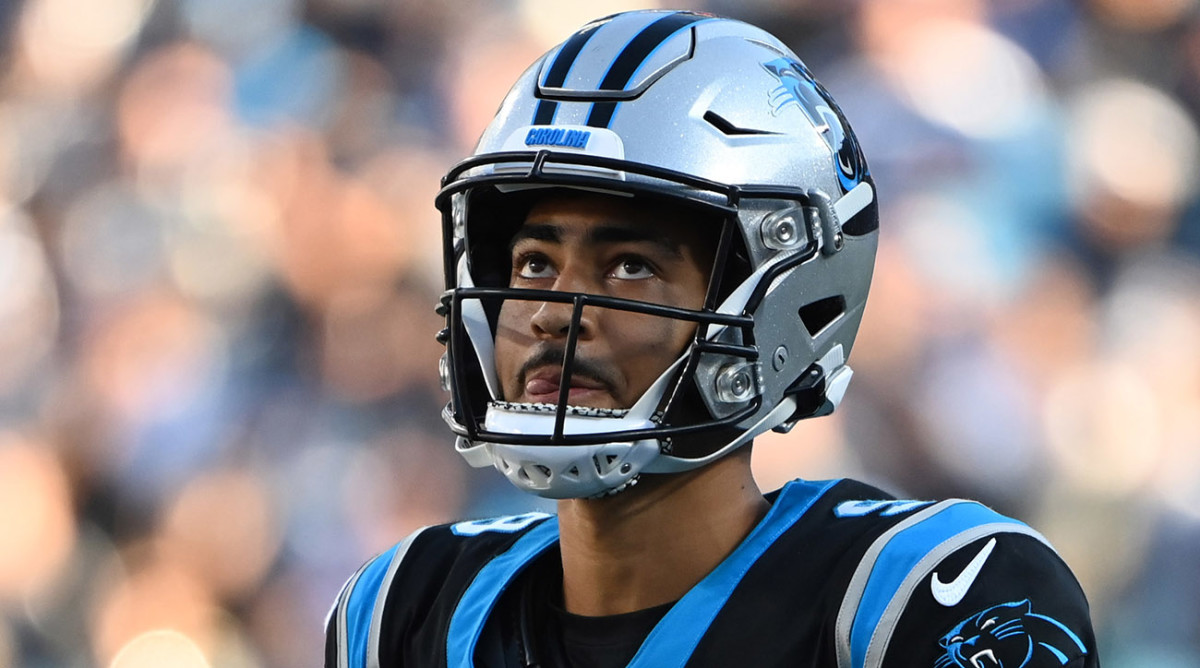 Carolina Panthers quarterback Bryce Young