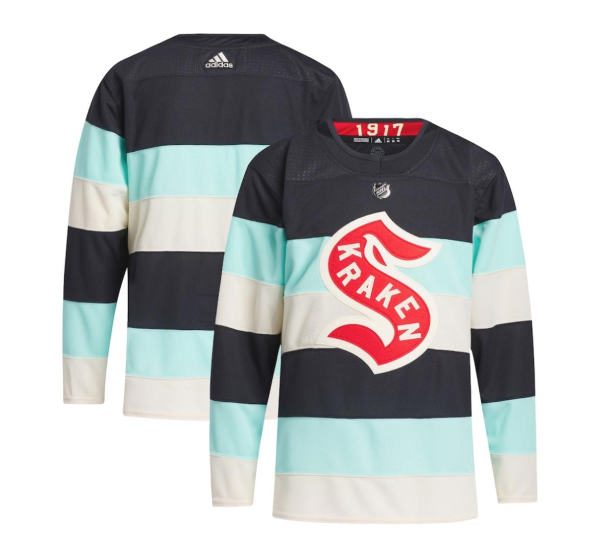 Men's Seattle Kraken adidas Cream 2024 NHL Winter Classic Primegreen Authentic Jersey - $189.99
