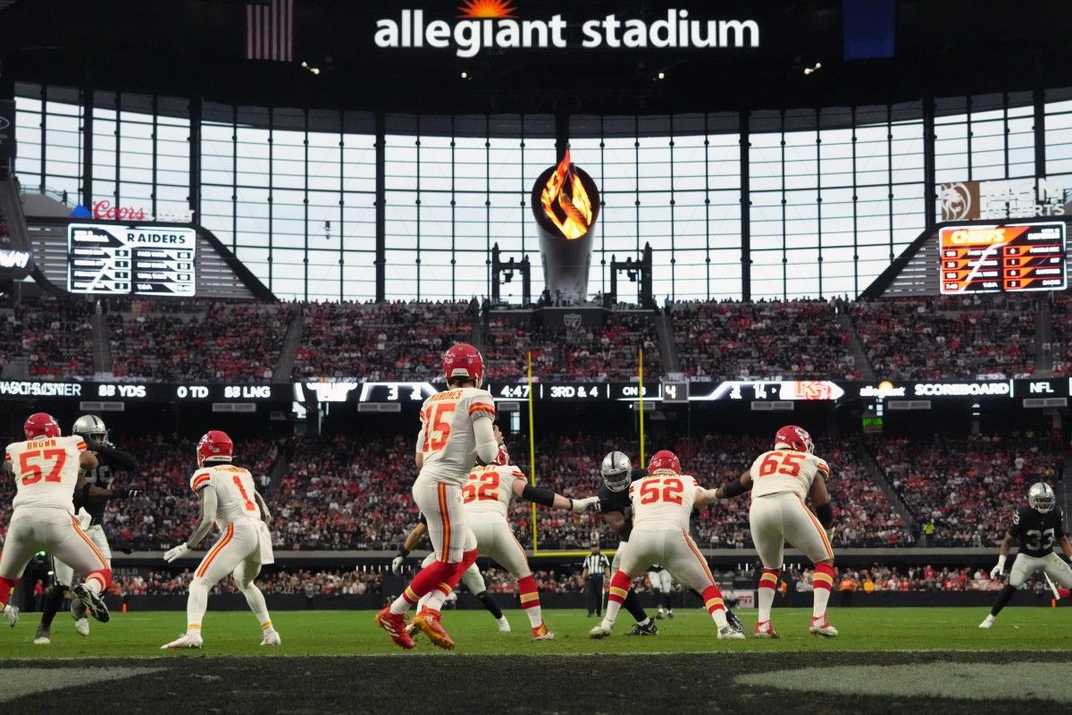 The Las Vegas Raiders have not won a home game against the Kansas City Chiefs since 2017.