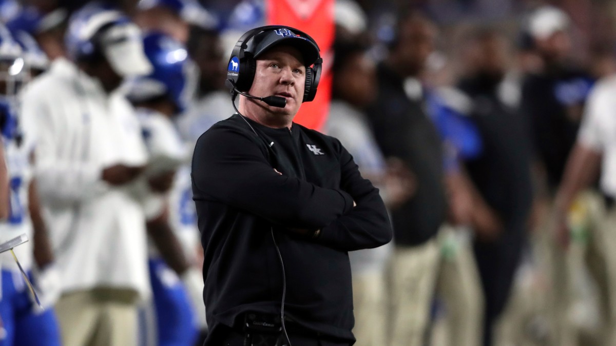 Stoops has led Kentucky to seven bowl games, with two top-25 finishes.