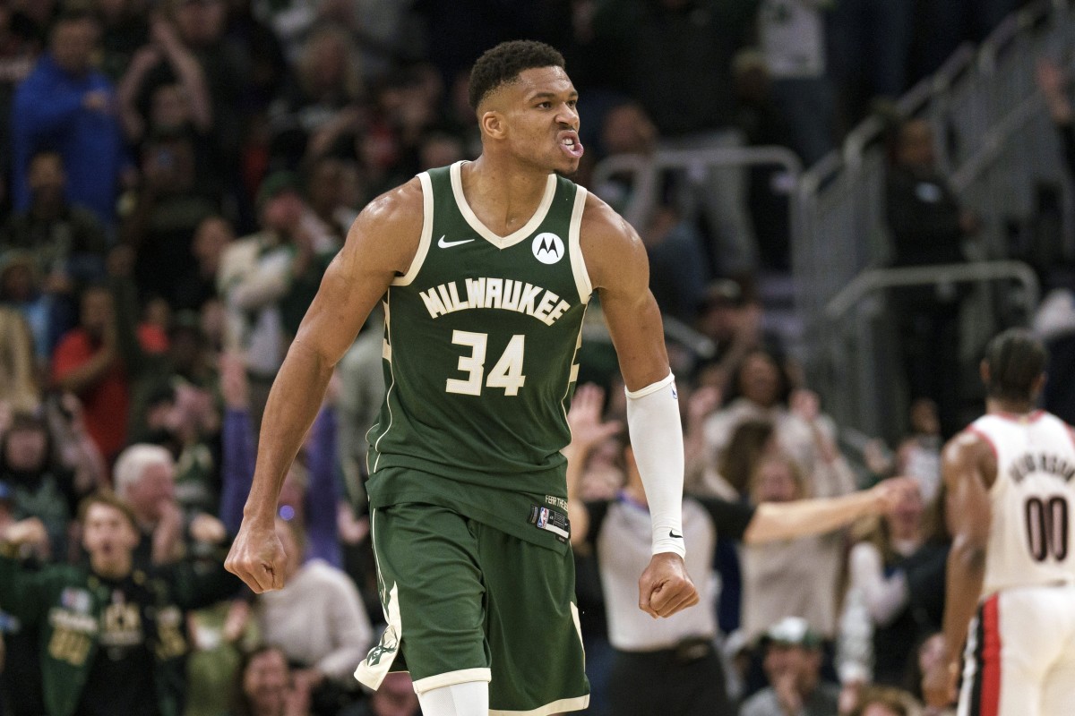 Giannis Furiously Races After Pacers Players to Get Game Ball