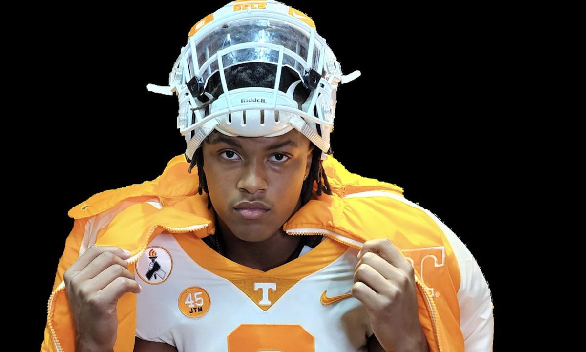 2026 5-star LB Tyler Atkinson during an unofficial visit to Tennessee. (Photo courtesy of Tyler Atkinson)
