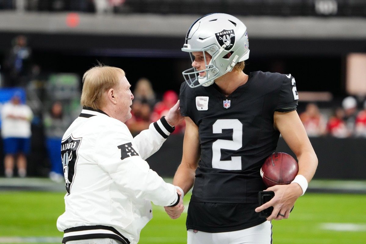 Las Vegas Raiders kicker Daniel Carlson has opportunities to move up to No. 4 in franchise total points and No. 2 in franchise field goals made.