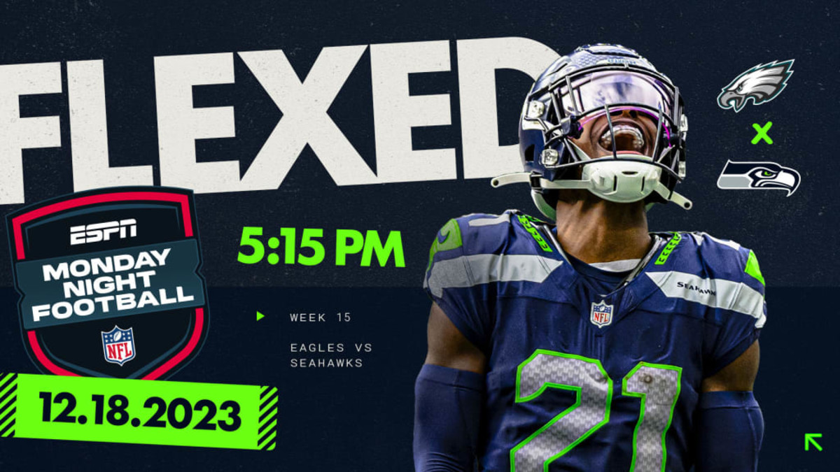 Patriots-Chiefs, make way for Eagles-Seahawks in Week 15 on MNF.