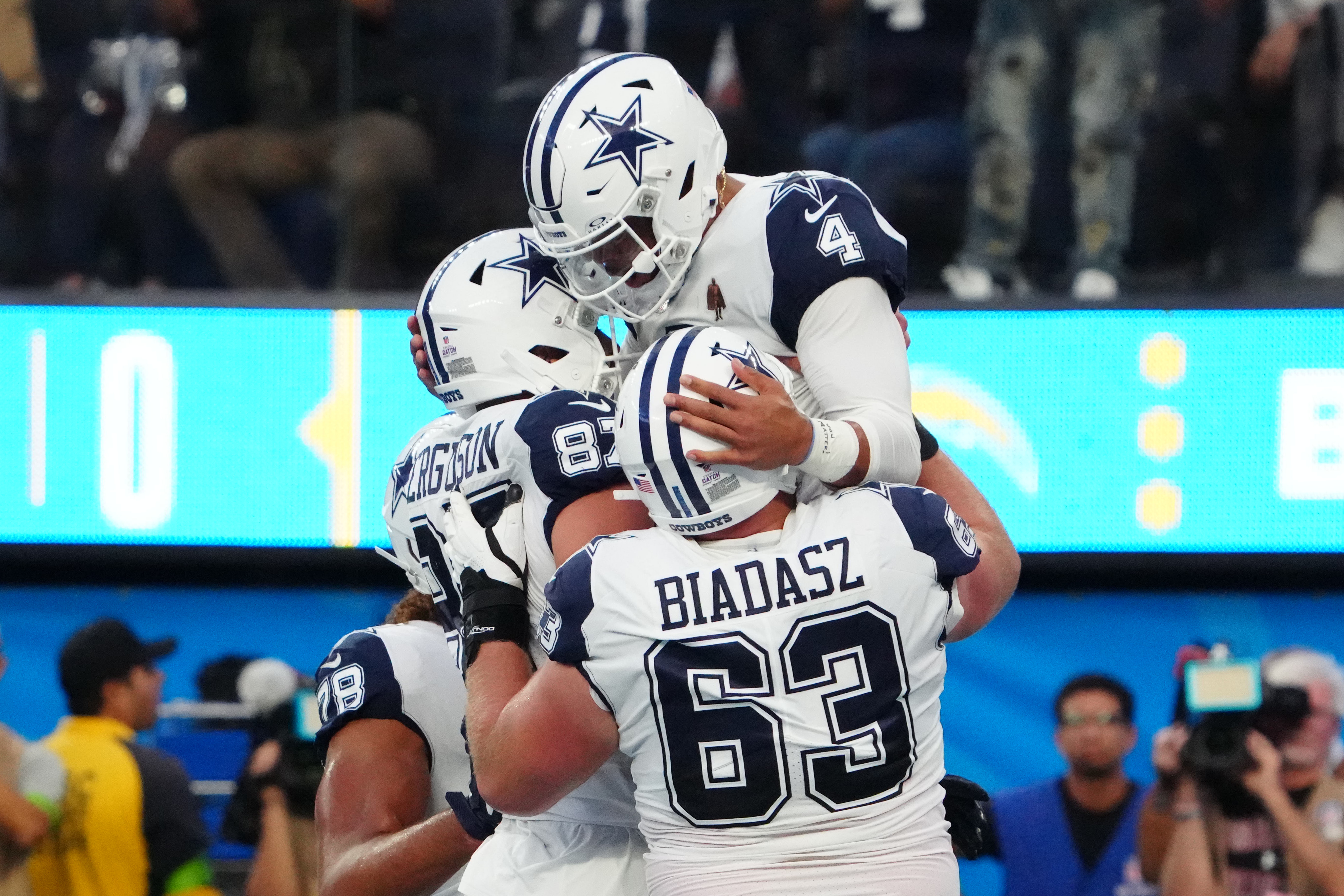 Dallas Cowboys in "color rush.' Mandatory Credit: Kirby Lee-USA TODAY Sports