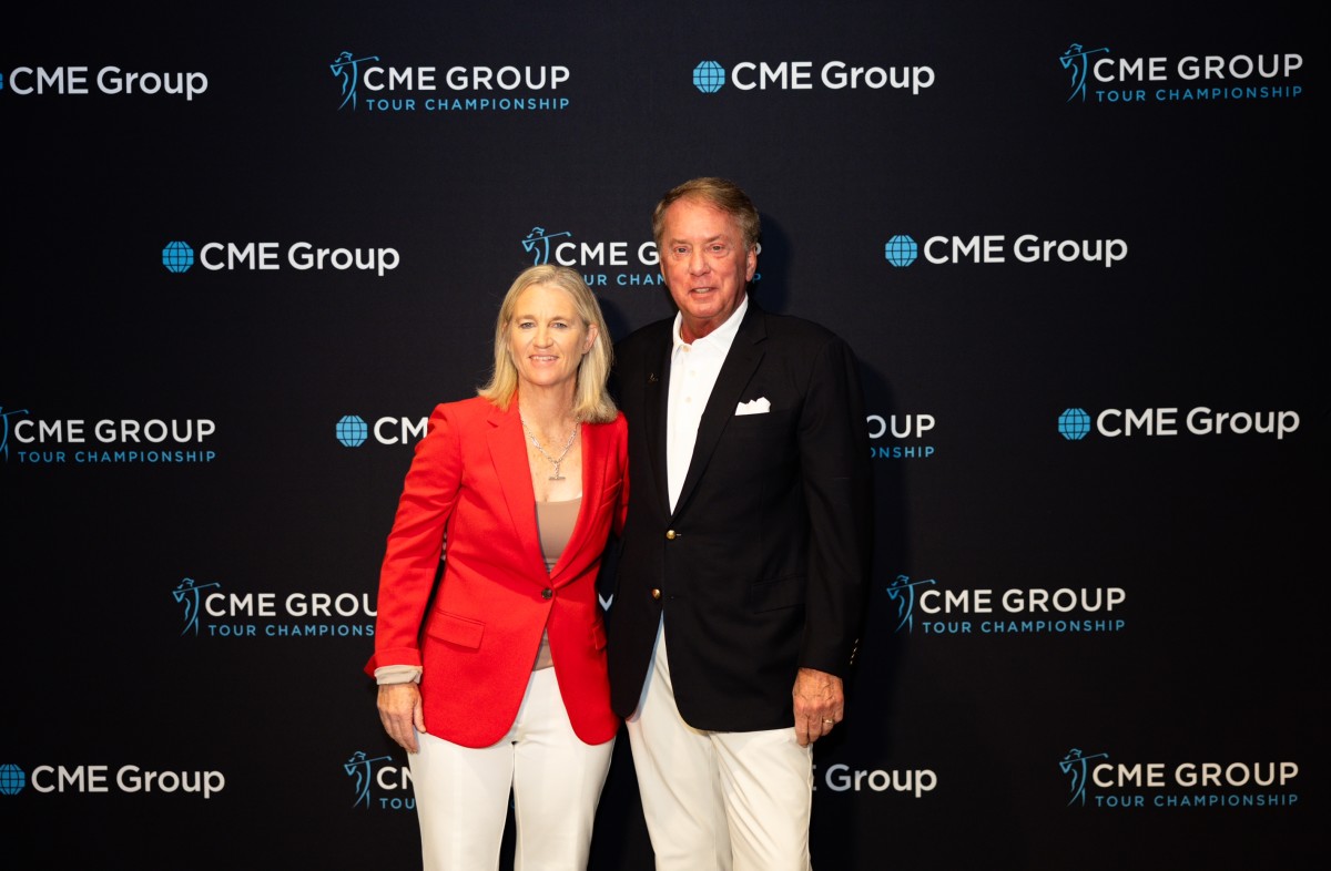 LPGA Commissioner Mollie Marcoux Samaan and CME Group Chairman and CEO Terry Duffy announced a major upgrade to LPGA Tour Championship winnings in November.