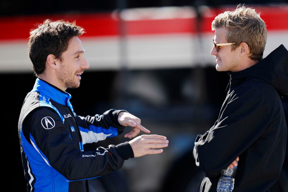 Filipe Albuquerque and Ricky Taylor seem as if they're saying, "Bring on the Roar Before the 24 and the Rolex 24 Hours"! Photo courtesy IMSA.