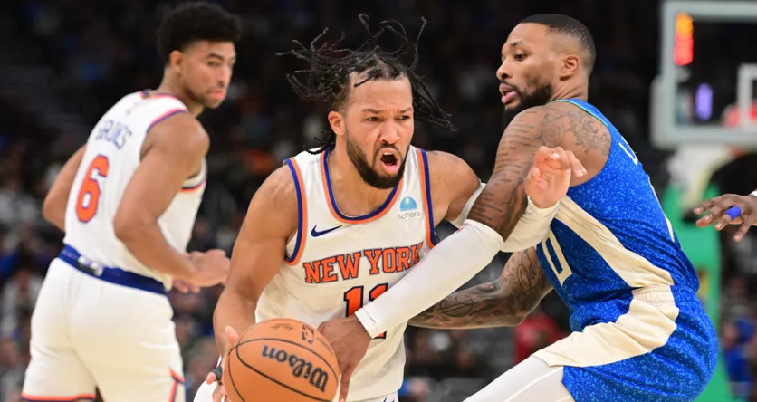 Jalen Brunson (C) has been the Knicks' headliner over the past two seasons