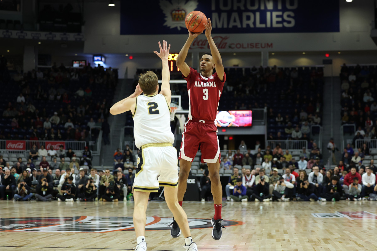 Alabama Basketball Comes Up Short Against No. 4 Purdue in Canada