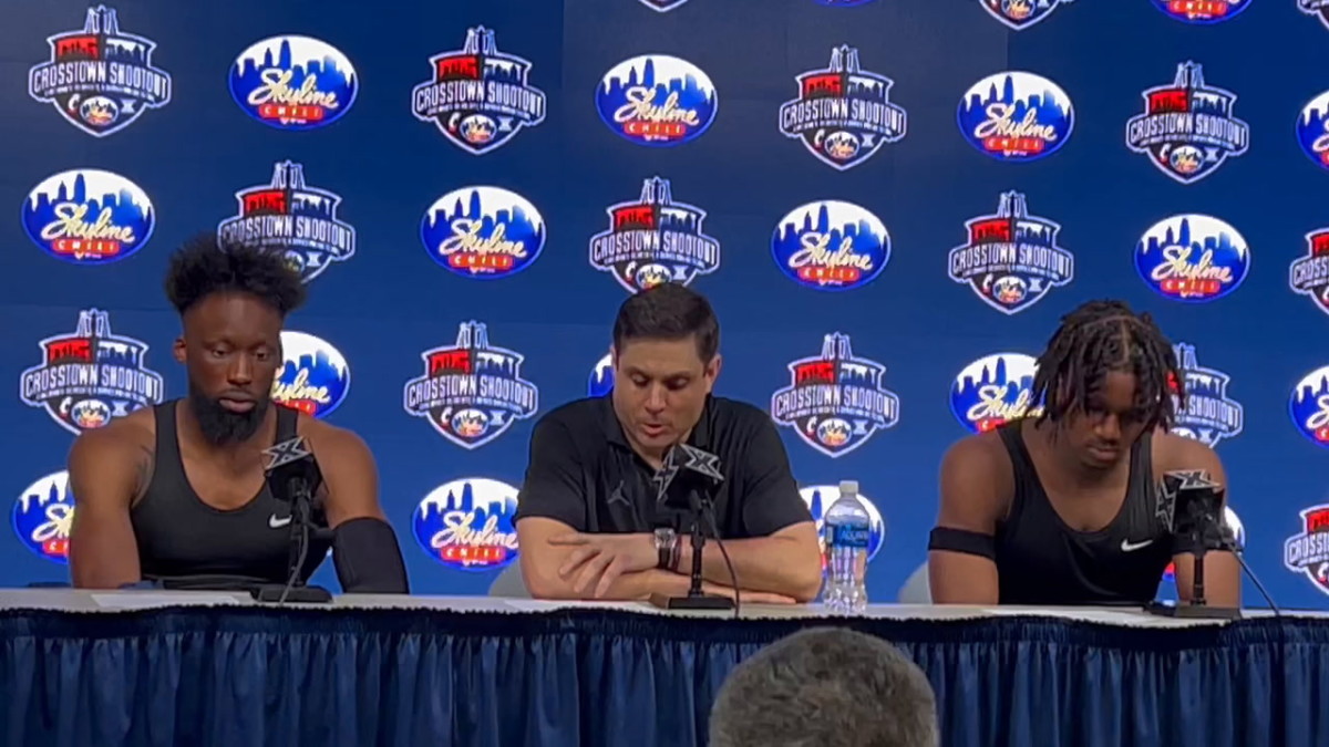 Wes Miller, John Newman III, Jizzle James Crosstown Shootout Presser