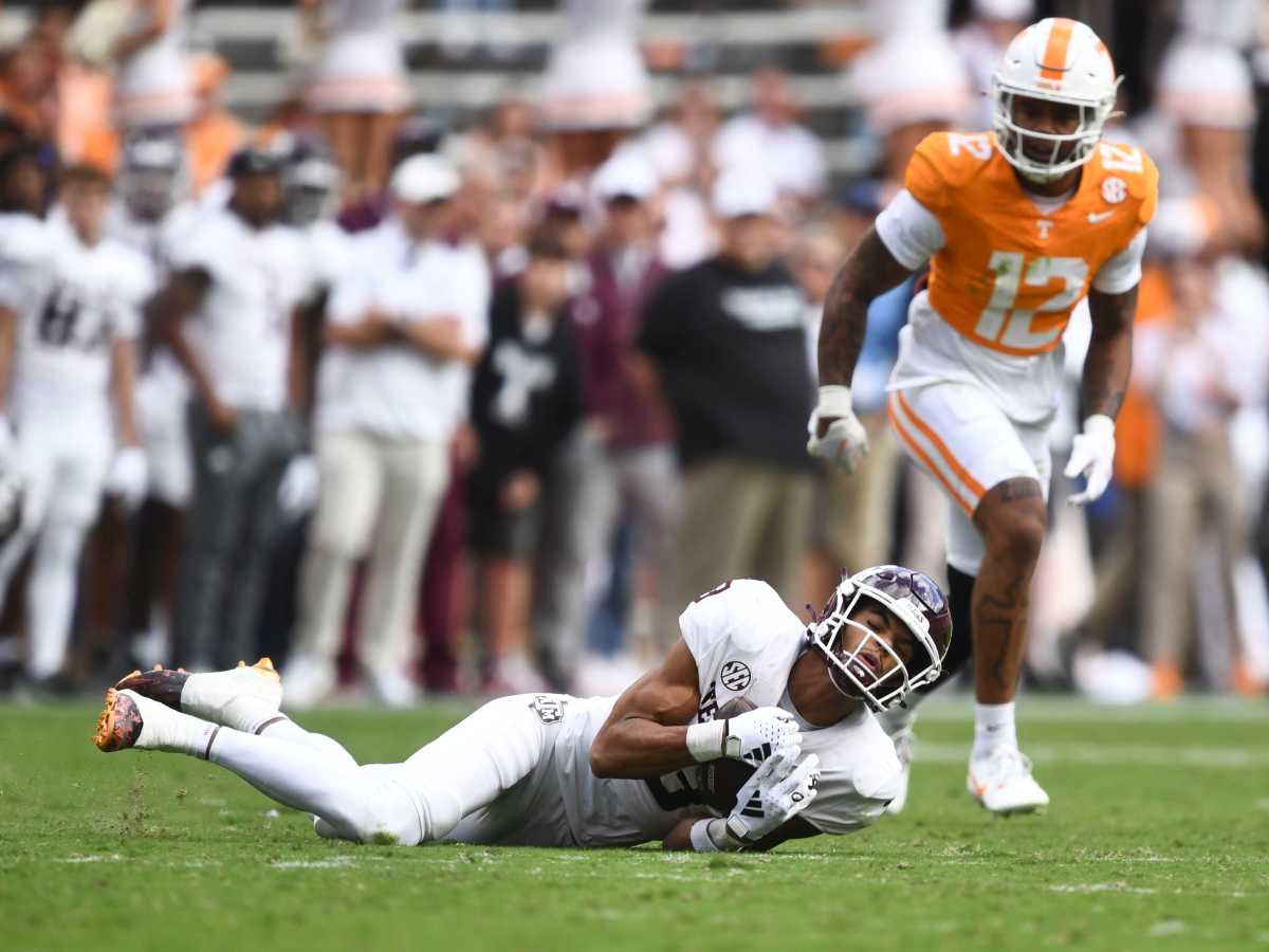 Tennessee Volunteers DB Tamarion McDonald during a win over Texas A&M. (Photo by Saul Young of the News Sentinel)