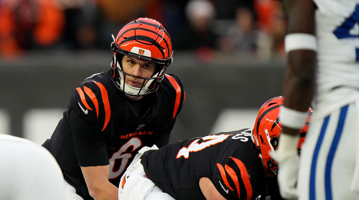 Jake Browning under center for the Bengals against the Colts