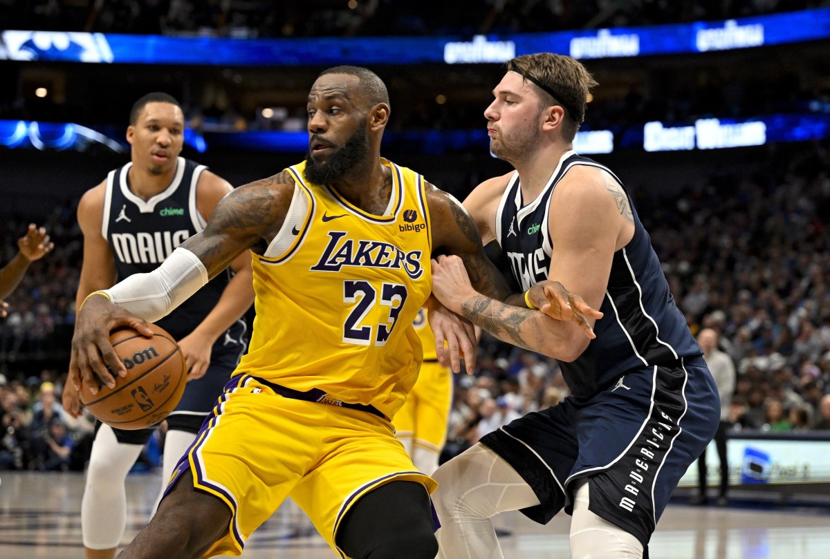 LeBron James, Luka Doncic, Dallas Mavericks, Los Angeles Lakers