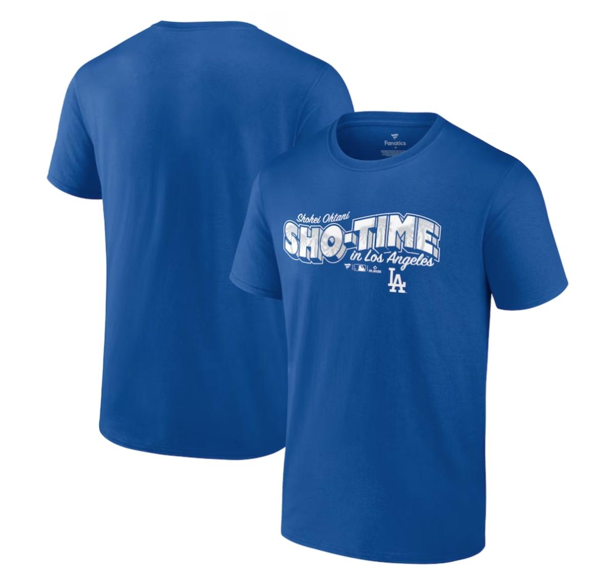 Shohei Ohtani Los Angeles Dodgers Fanatics Branded Sho-Time T-Shirt - Royal - $34.99