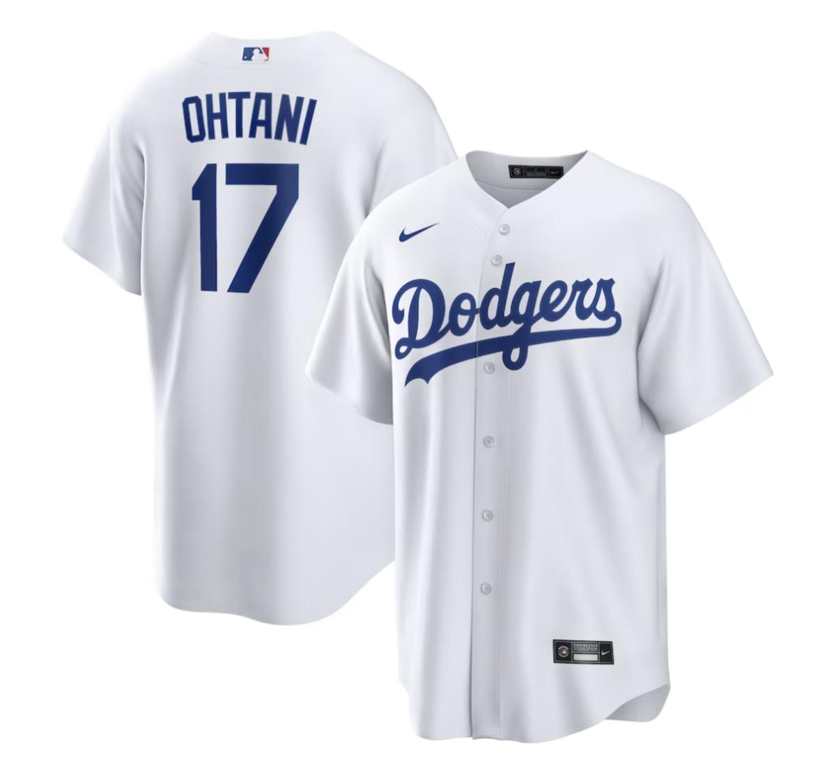 Shohei Ohtani Los Angeles Dodgers Nike Home Replica Player Jersey - White