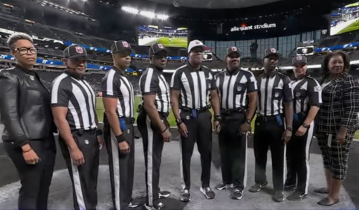 Historic All-Black Crew Officiates NFL Game