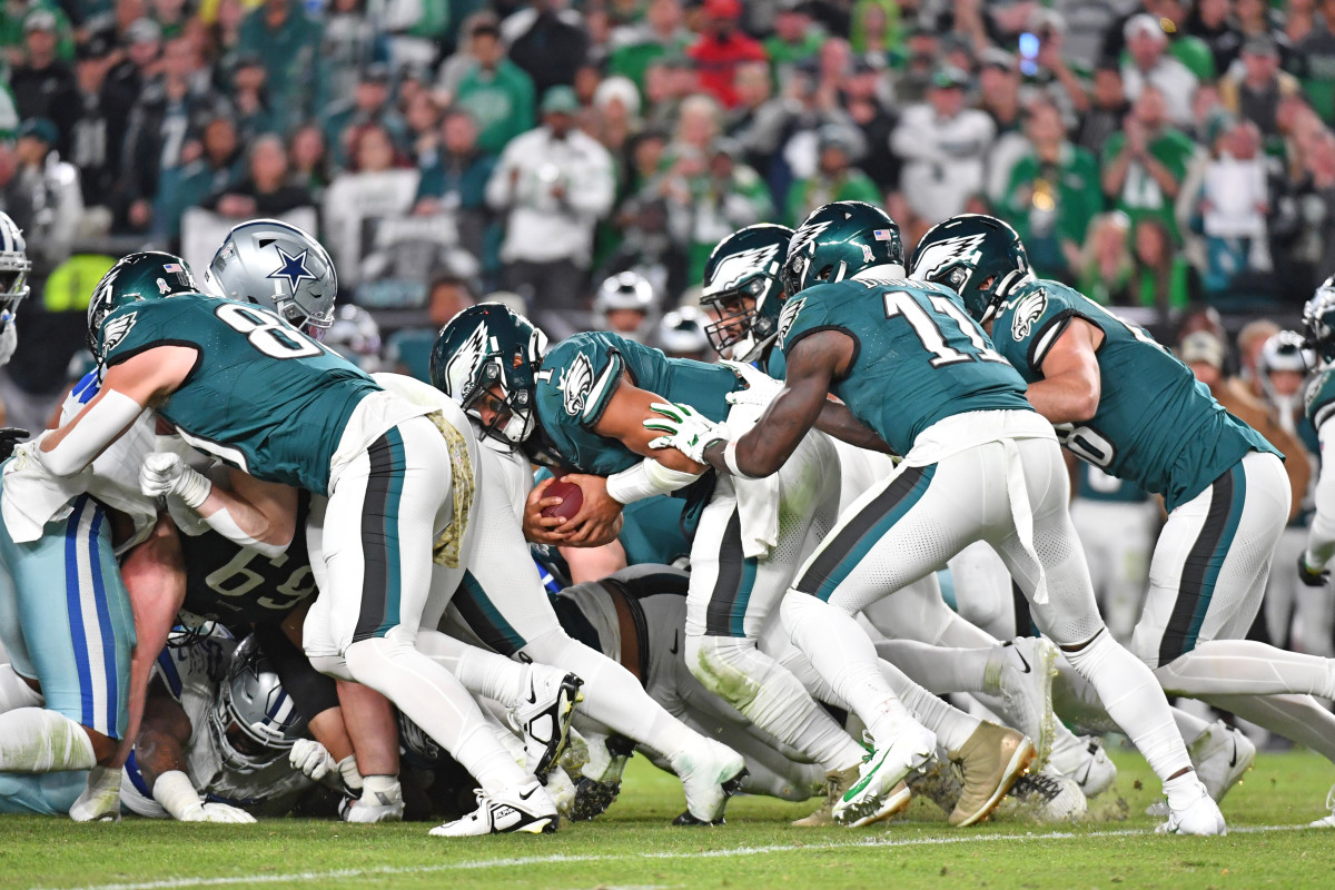 The Philadelphia Eagles have popularized the "Tush Push" over the past two seasons. 