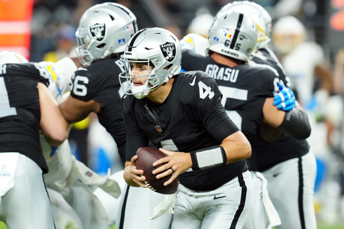 The Las Vegas Raiders' offensive line stepped up without two starters in Thursday's game against the Los Angeles Chargers.