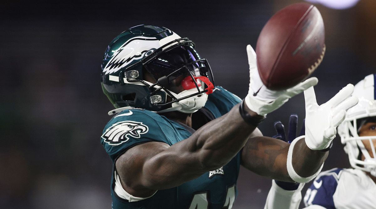 A.J. Brown has been making big plays for the Eagles all season.