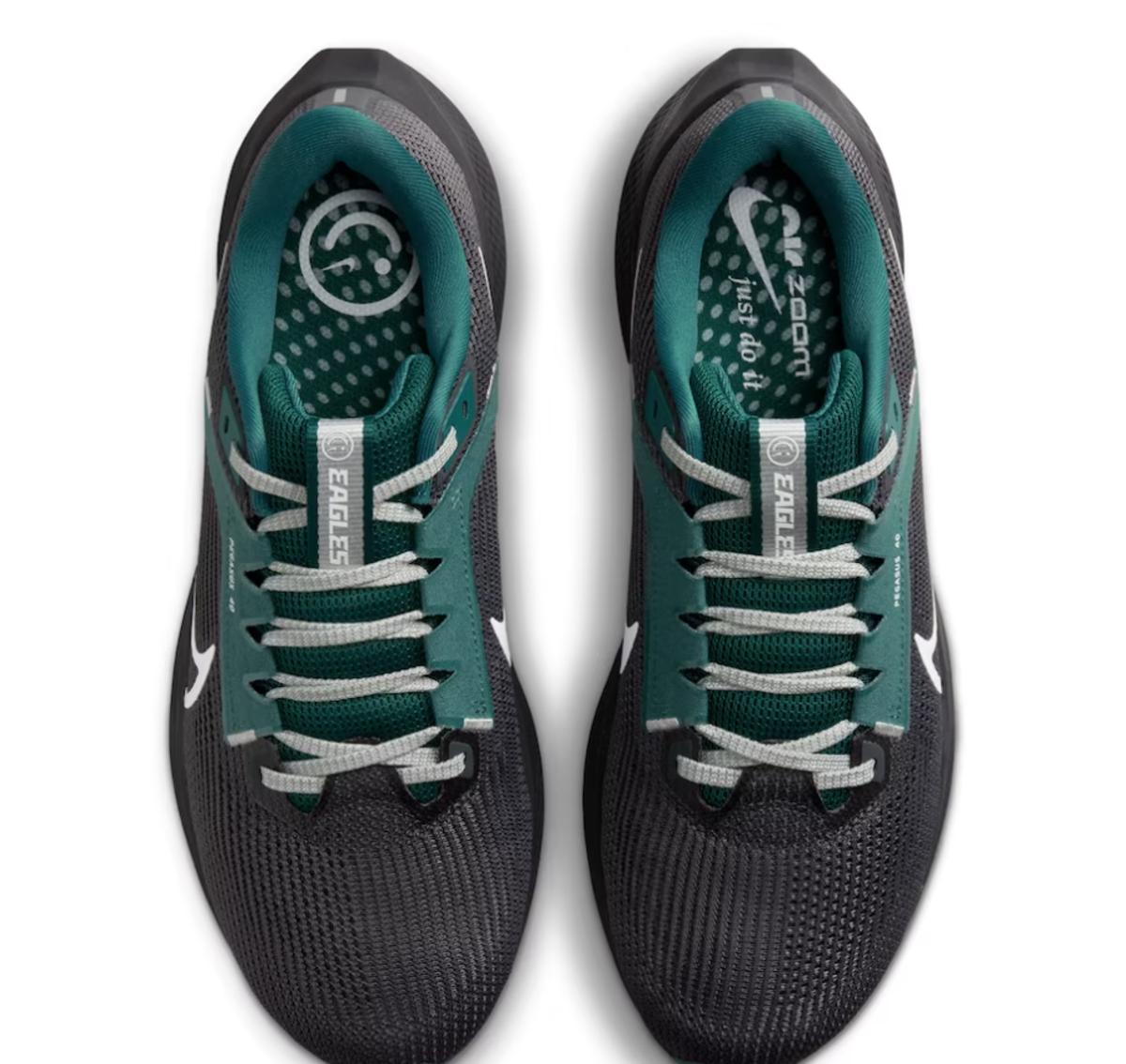 Philadelphia Eagles Nike Unisex Zoom Pegasus 40 Running Shoes - $139.99
