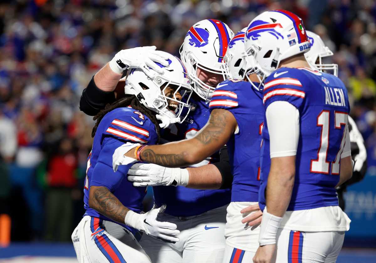 Josh Allen and the Buffalo Bills leaned on running back James Cook in a Week 15 win over the Dallas Cowboys. 