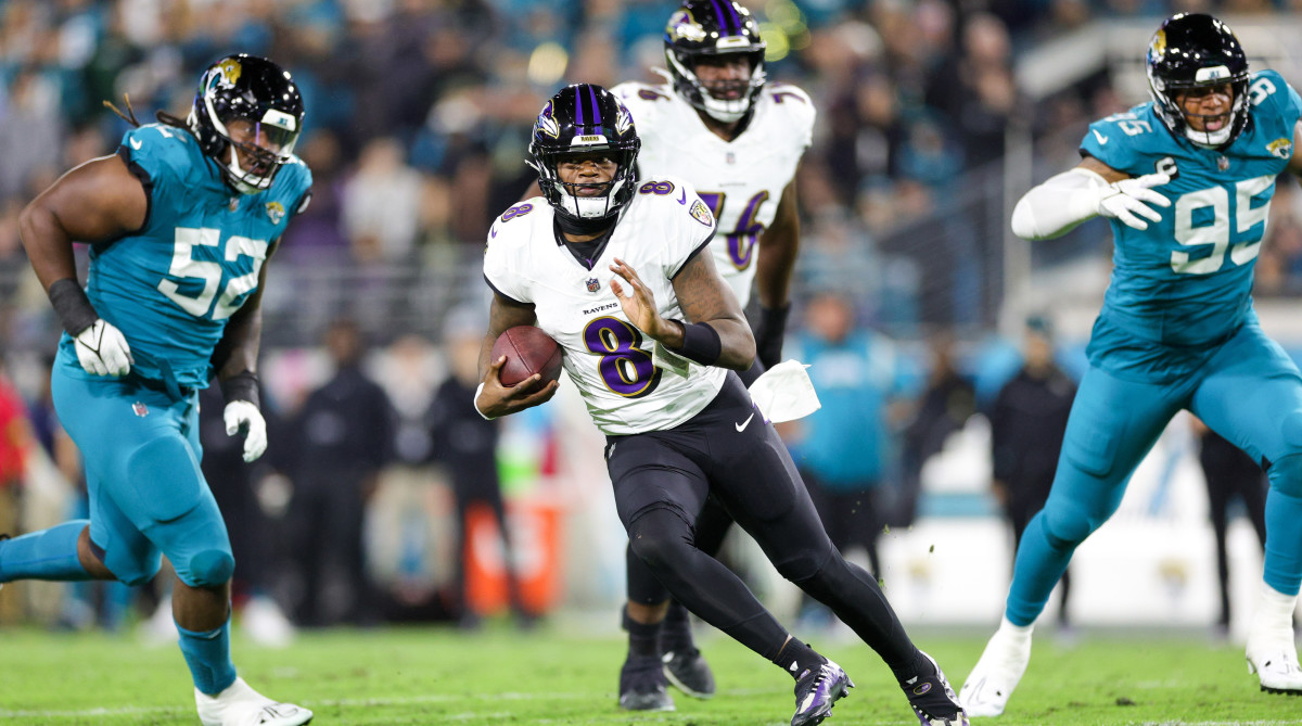 Ravens QB Lamar Jackson is one of the leading candidates for NFL MVP.