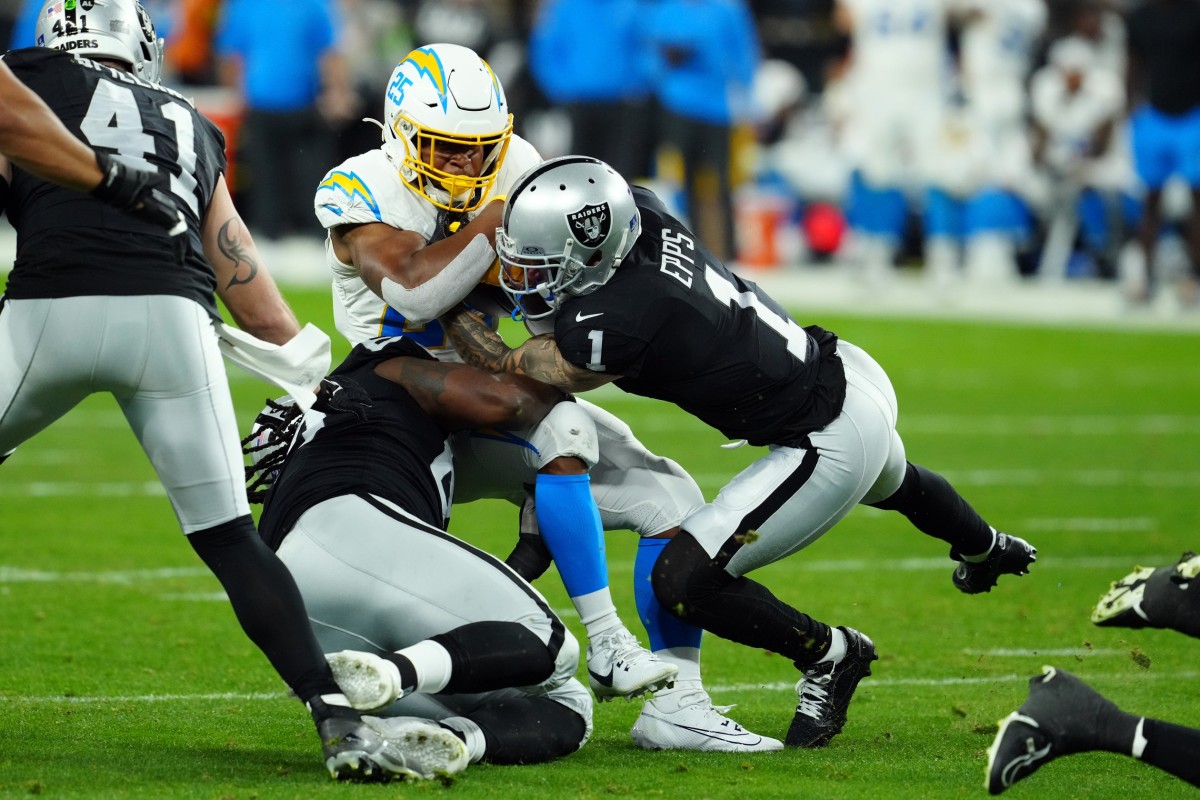 Safety Marcus Epps has proven himself a valuable asset for the Las Vegas Raiders' defense.