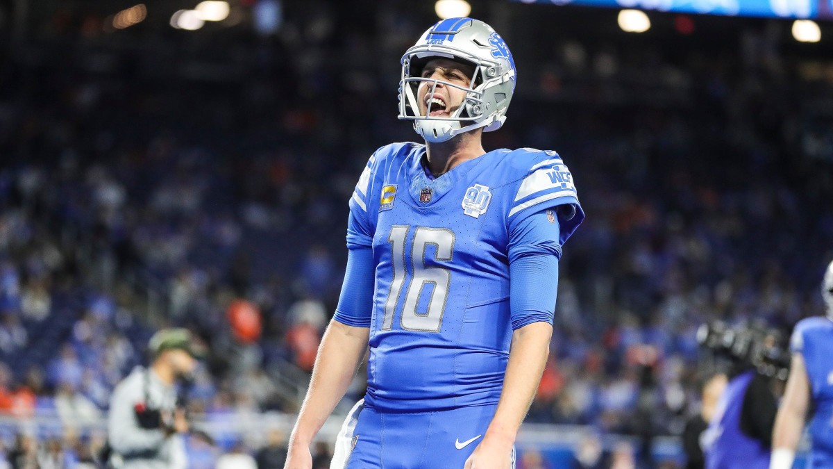 Lions quarterback Jared Goff