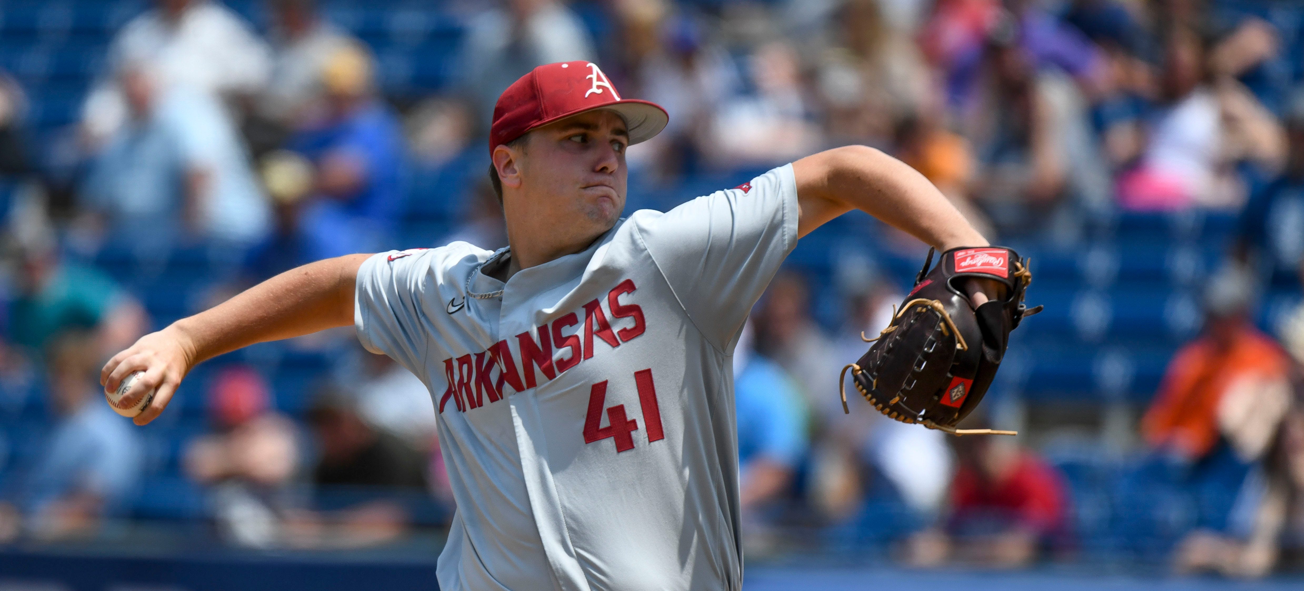 Arkansas Baseball Players Host Youth Pitcher Camp - Sports Illustrated ...