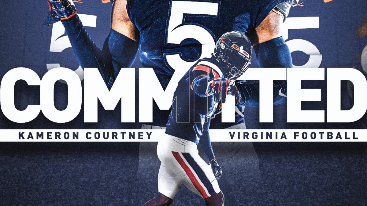 Three-star athlete Kameron Courtney announces his commitment to the Virginia Cavaliers football program.