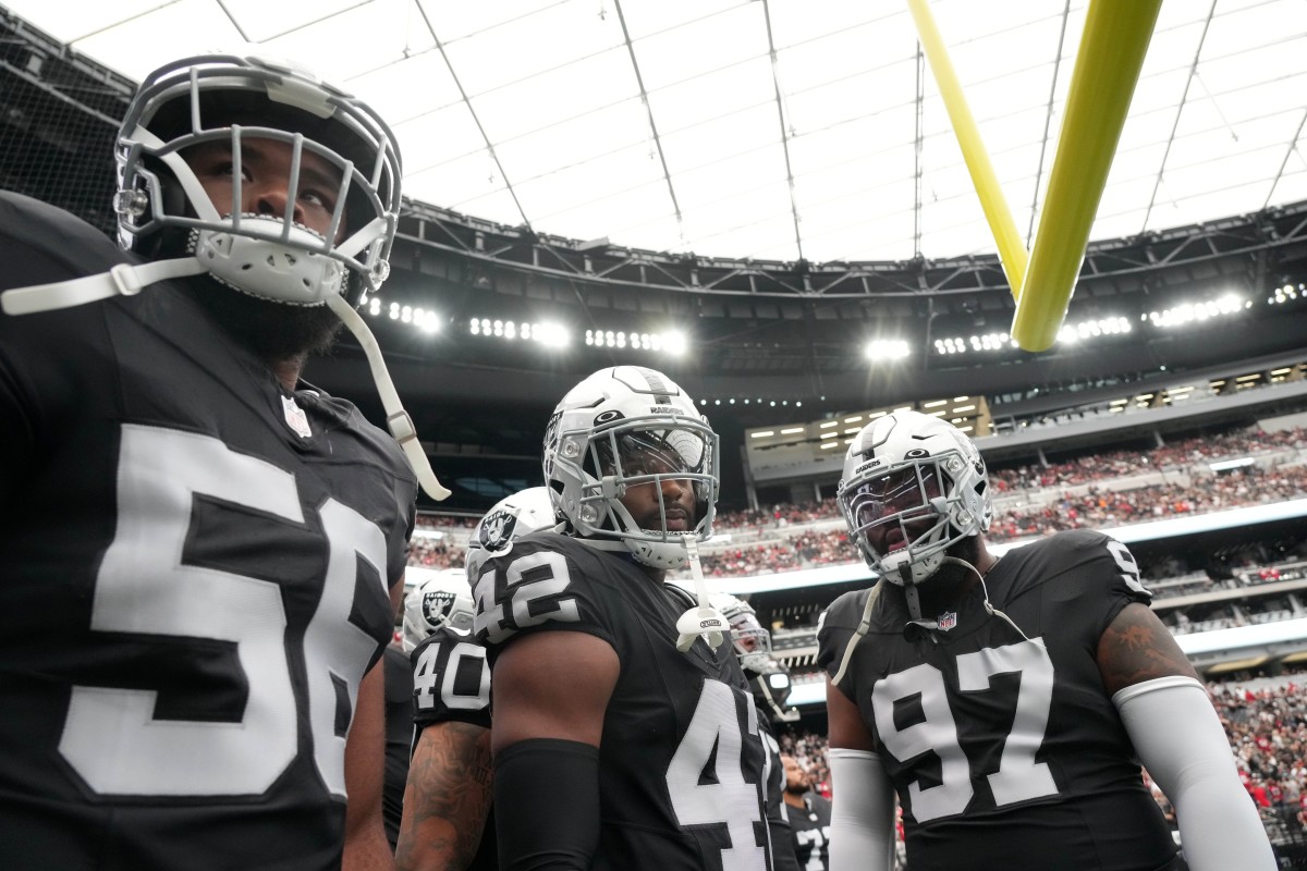 The Las Vegas Raiders waived defensive tackle Nesta Jade Silvera (right) on Wednesday.