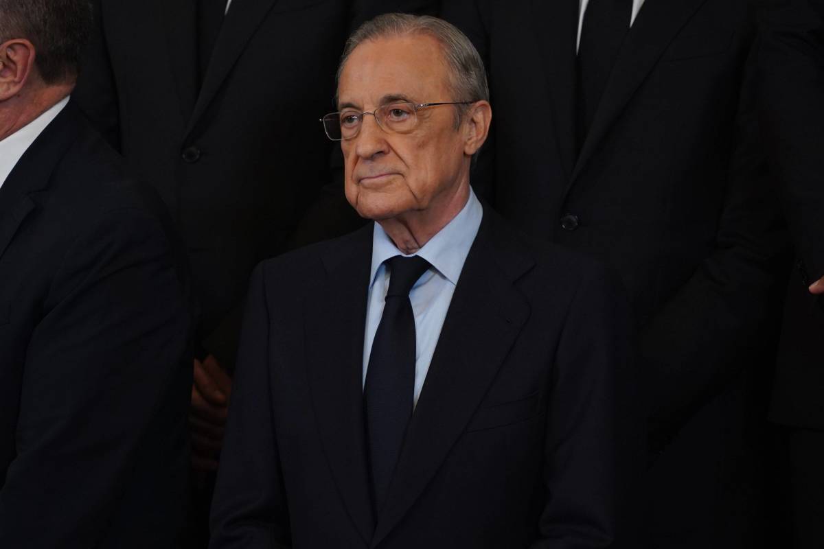 Real Madrid president Florentino Perez pictured in May 2023