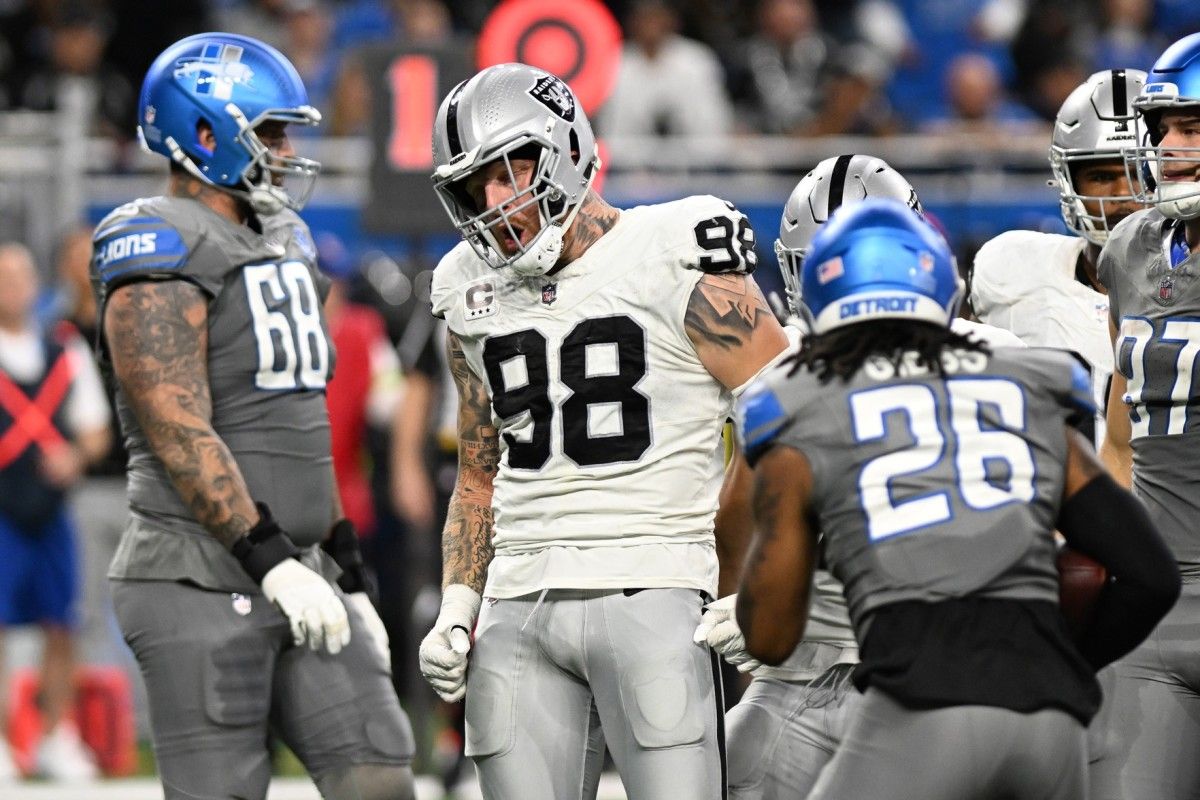 Las Vegas Raiders star Maxx Crosby has great relationships with former players and the fans.