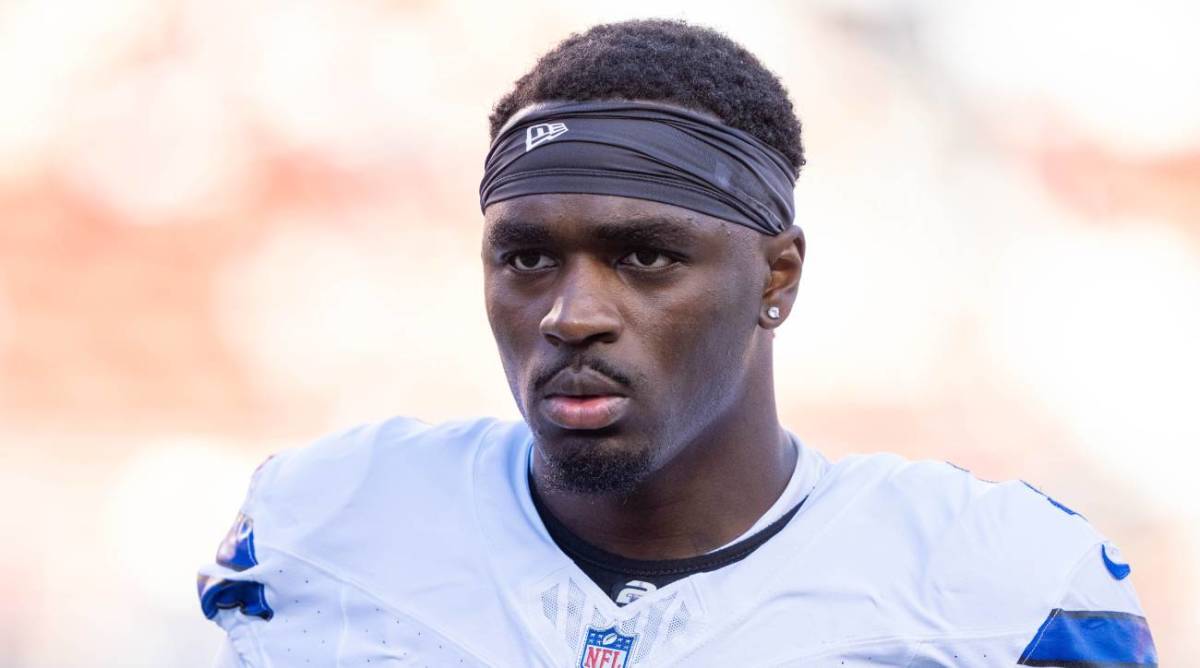 Jayron Kearse of the Dallas Cowboys looks on during a game.