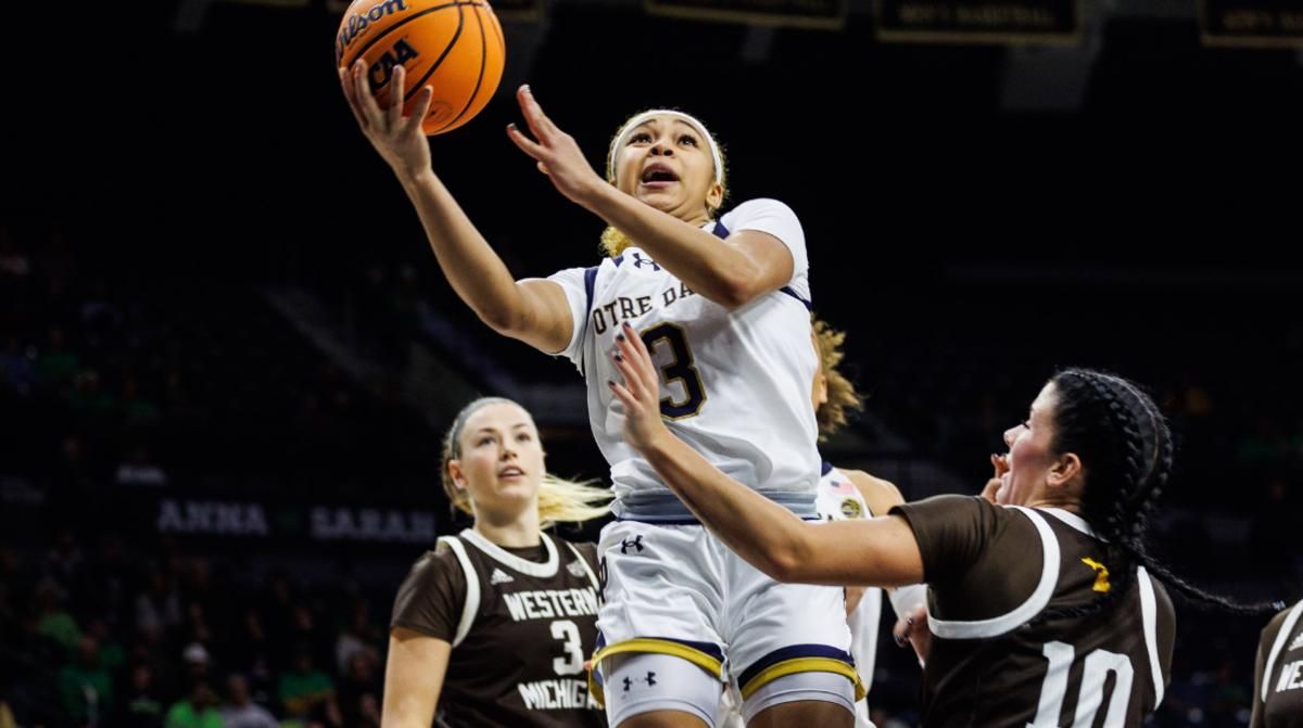 Hannah Hidalgo Notches Triple-Double In Notre Dame Win Over Western