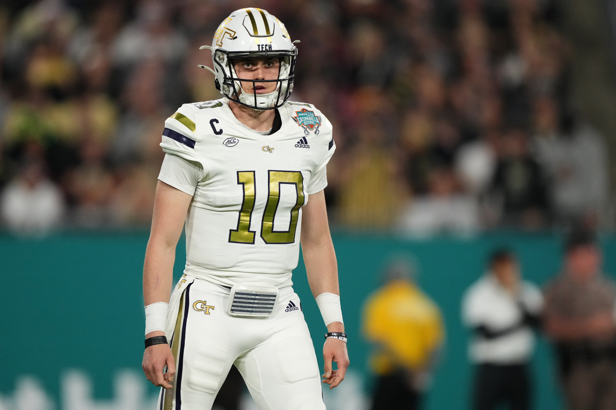 Georgia Tech quarterback Haynes King