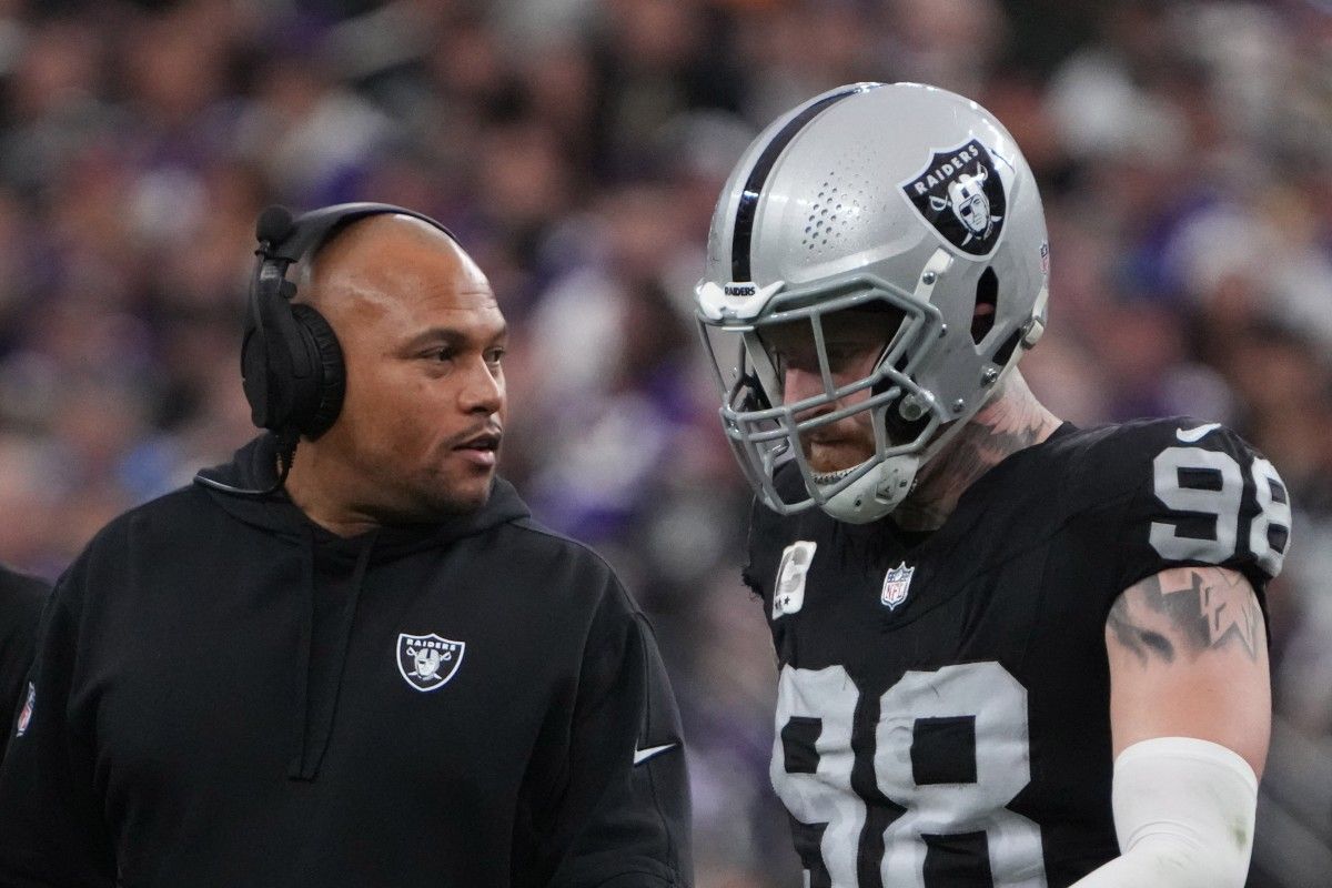 Las Vegas Raiders defensive end Maxx Crosby knows Antonio Pierce is a special coach.
