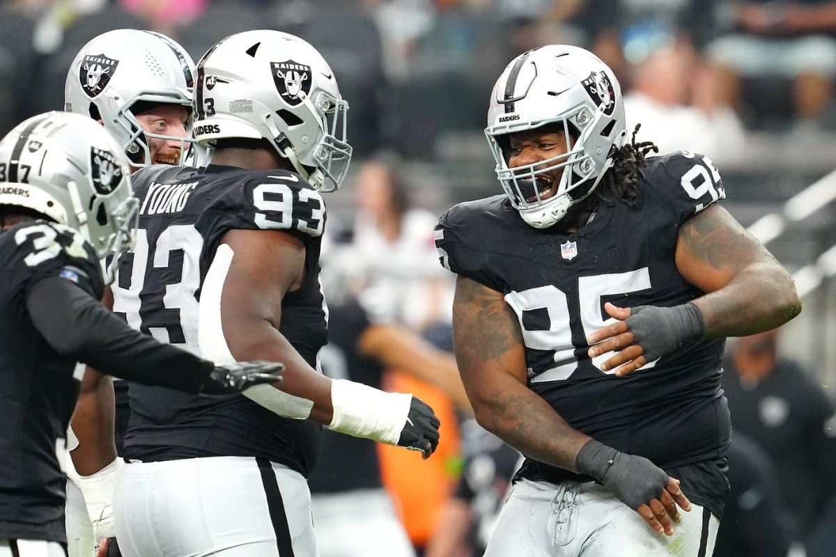 The Las Vegas Raiders' interior defense will be critical against the Kansas City Chiefs on Monday.