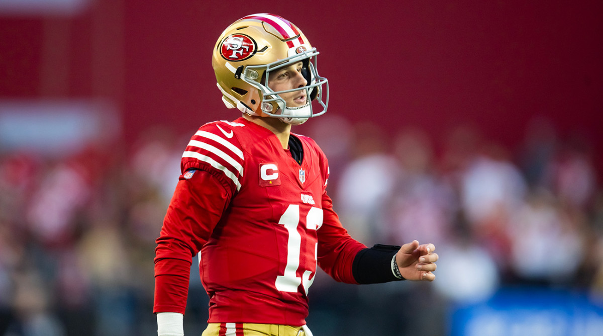 San Francisco 49ers quarterback Brock Purdy