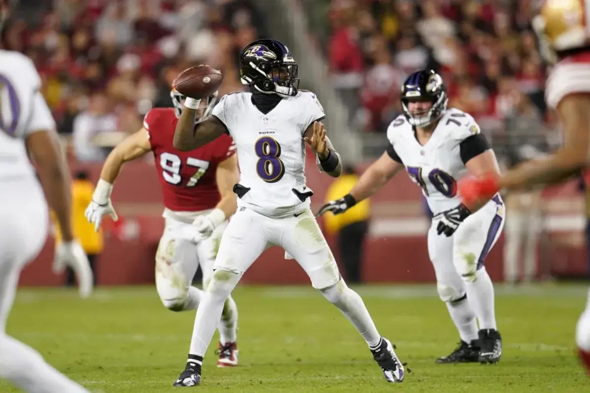 Lamar Jackson will attempt to lead the Baltimore Ravens to the Super Bowl for the first time since the 2012 season. 