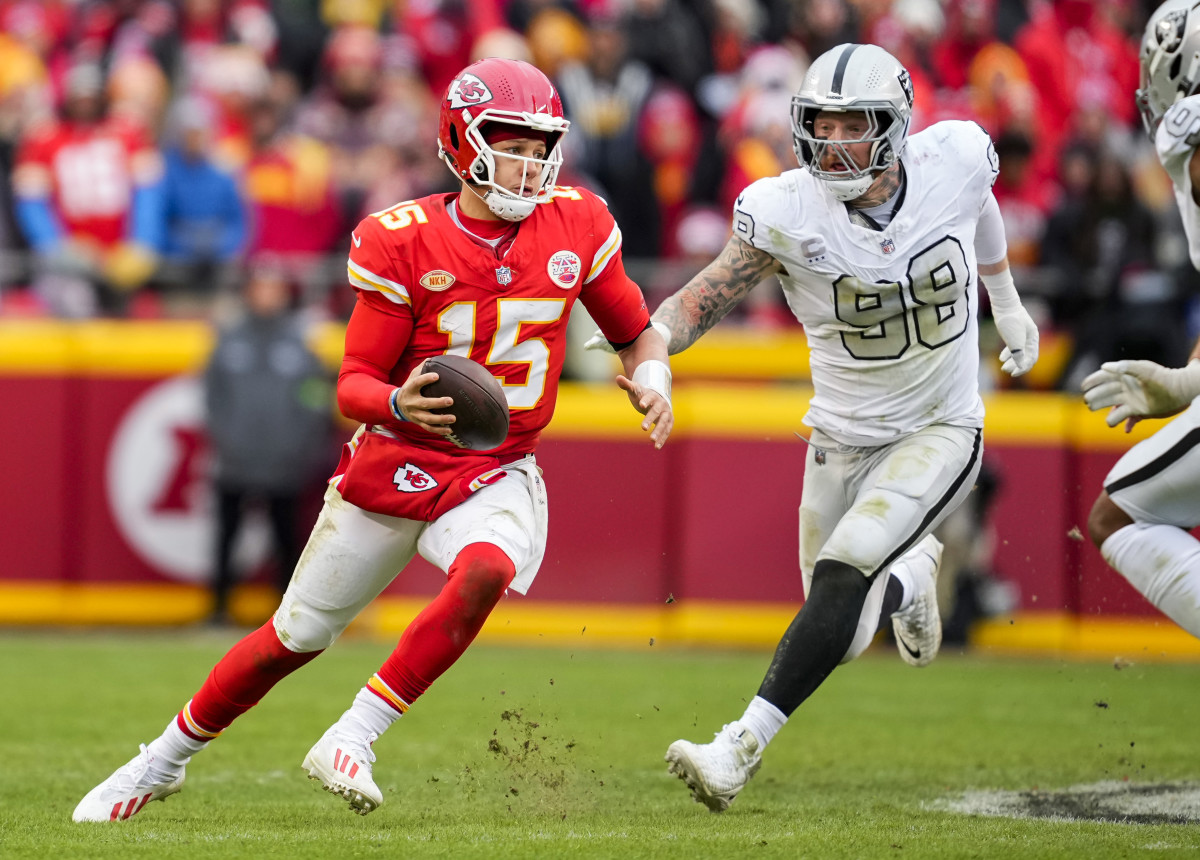 Chiefs quarterback Patrick Mahomes has been struggling along with the rest of the Kansas City offense.
