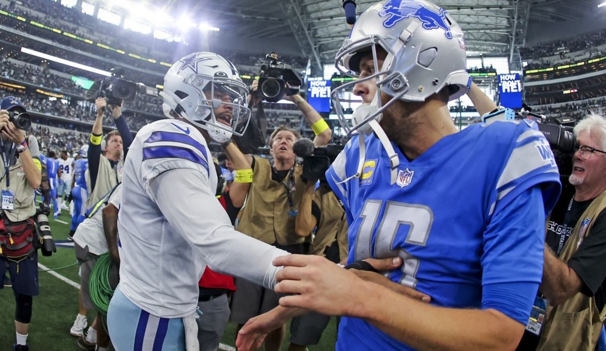 Detroit Lions QB Jared Goff On Dallas Cowboys 'America's Team' Nickname: 'Not Sure It Means Anything' - FanNation Dallas Cowboys News, Analysis and More