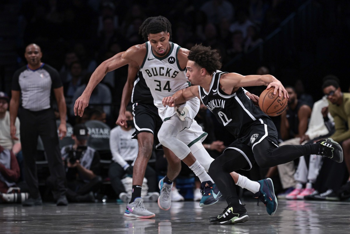 Giannis Antetokounmpo reacts to facing a Brooklyn Nets team missing several  key players - Sports Illustrated Milwaukee Bucks News, Analysis and More