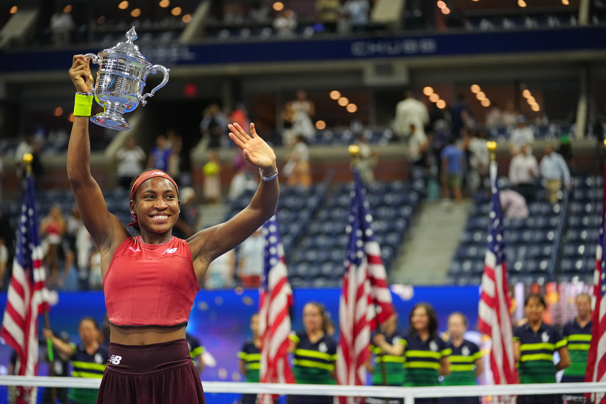 Coco Gauff won her first U.S. Open tennis championship in September.
