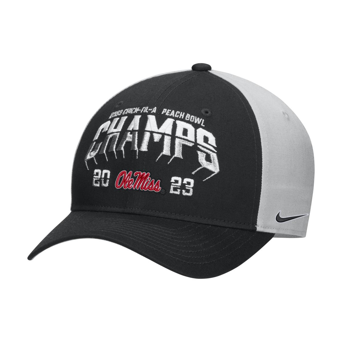 Ole Miss Rebels 2023 Peach Bowl Champions Locker Room Hat